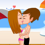 Beach Love Kiss