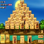 Solitaire pyramid ancient Egypt